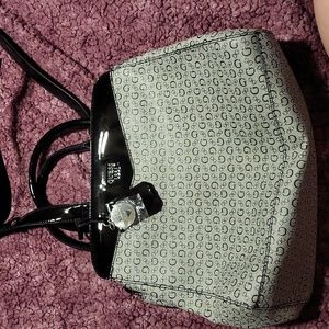 Black and Grey Guess purse